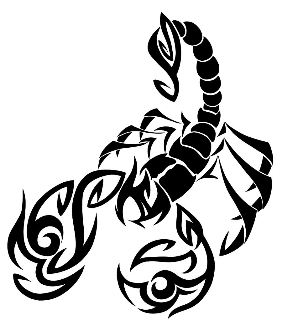 Scorpio tribal tattoo design by linamomoko on DeviantArt