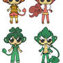 Pokemon Gijinka: Unova monkeys