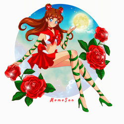 Animated Art Commission : Sailor Rose Red