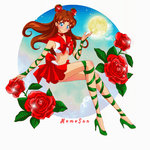 Animated Art Commission : Sailor Rose Red by Mom0San