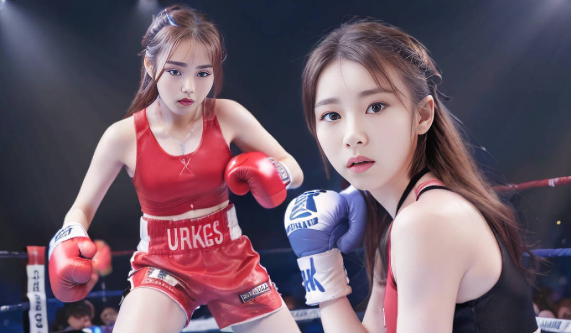 Female Boxing A.I Generated Art 2 by sdbox on DeviantArt