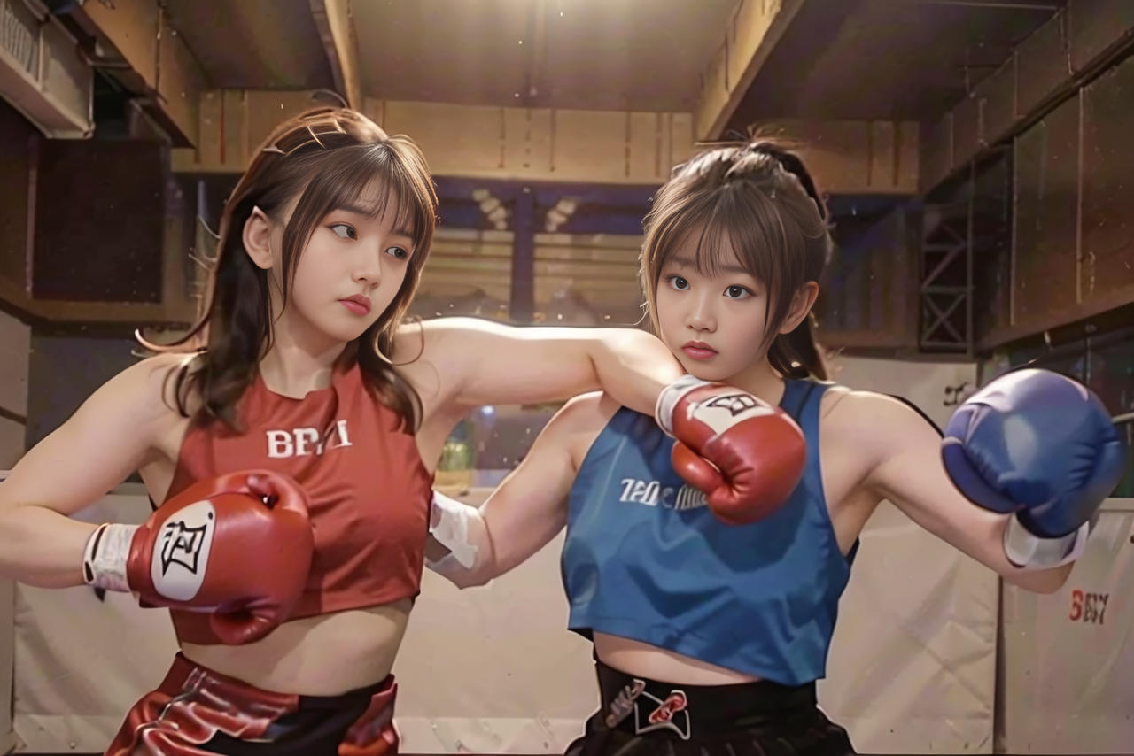 Female Boxing A.I Generated Art 4 by sdbox on DeviantArt