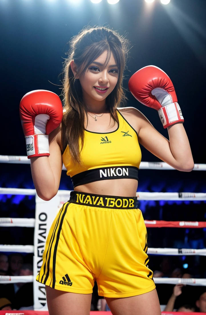 Female Boxing A.I Generated Art 17 by sdbox on DeviantArt