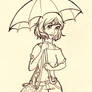 Commission: Umbrella girl