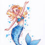 Blue Tailed Mermaid