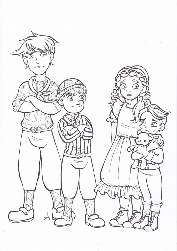 Urk En De Bleekneusjes Kleurplaat By My Anne On Deviantart