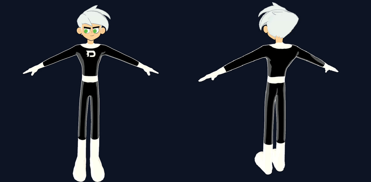 Danny Hand Model Danny Phantom 3D model by g0rra on DeviantArt