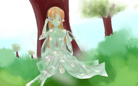 l try to draw asuna....