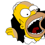 Homer omnomnom vector