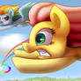 Fluttershy's Sonic Rainboom