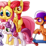 Fluttershy and the CMC