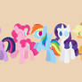 MLP Mane 6 Wallpaper