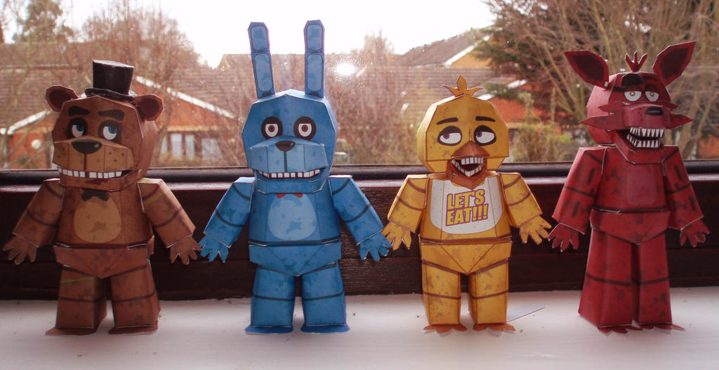 Five Nights at Freddy's Papercraft! by Zoiby on DeviantArt
