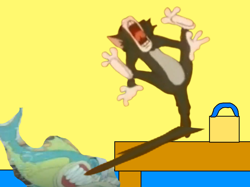 Tom Clapping Flappy biting Tom's tail by TheWandaStudios on DeviantArt