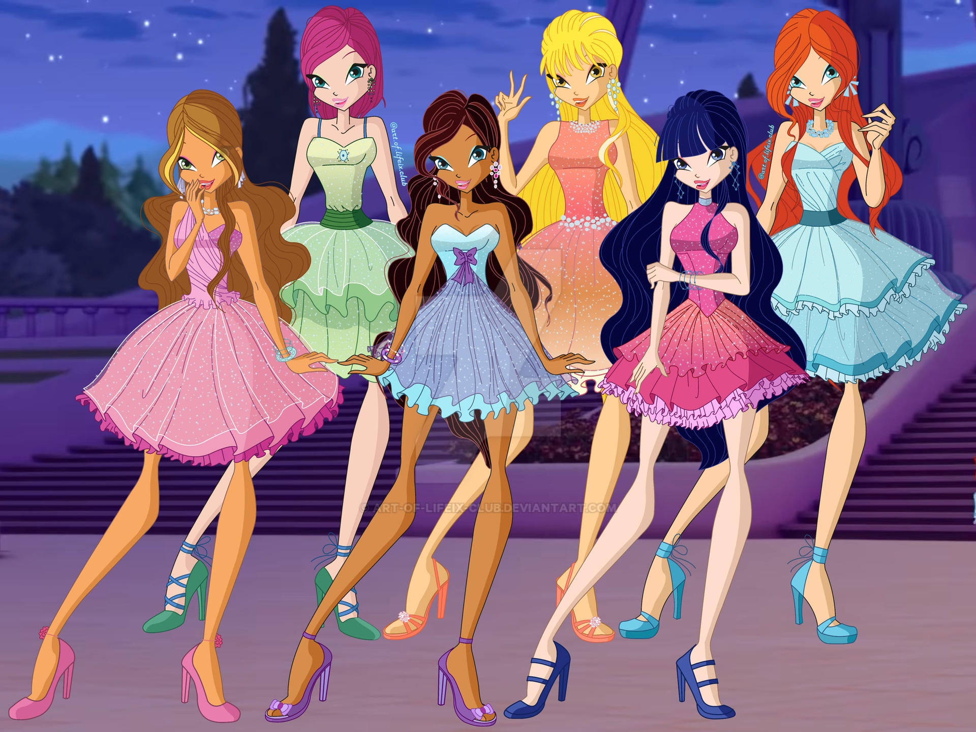Winx in WoW show Dress of World of Winx by Art-of-lifeix-club on DeviantArt