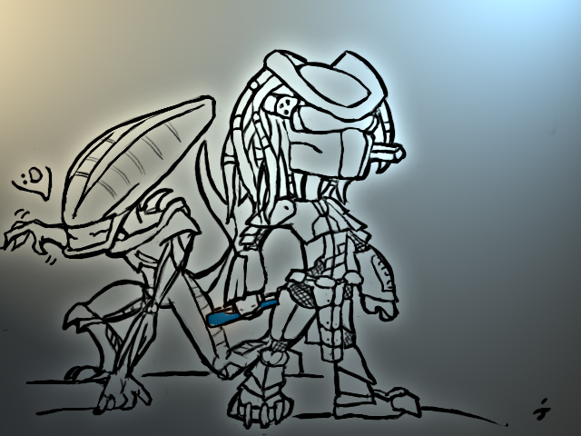Alien Vs. Predator by Ayej on DeviantArt