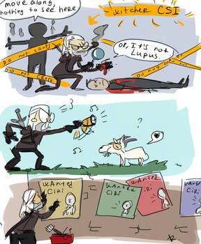 The Witcher 3, doodles 1