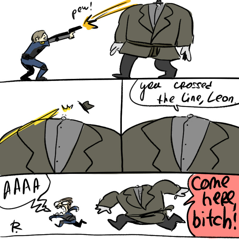 Resident Evil 2 remake, doodles 3 by Ayej on DeviantArt