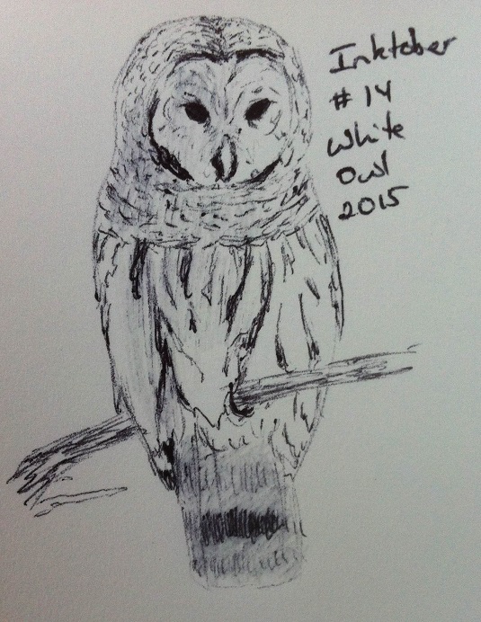 Inktober 14 - Owl