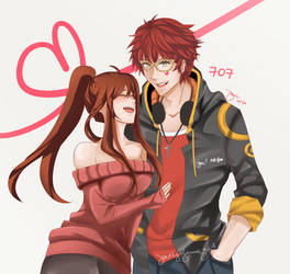 Mystic Messenger 707 and MC