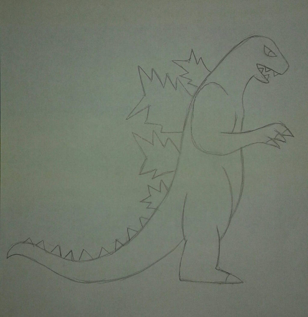 Mi primer dibujo de Godzilla :) by NeatRaincloud69 on DeviantArt