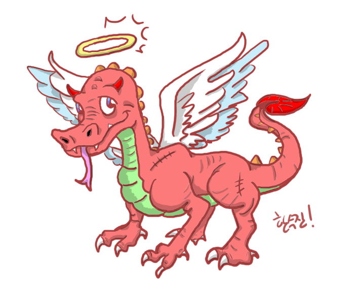 Tablet test : dragon