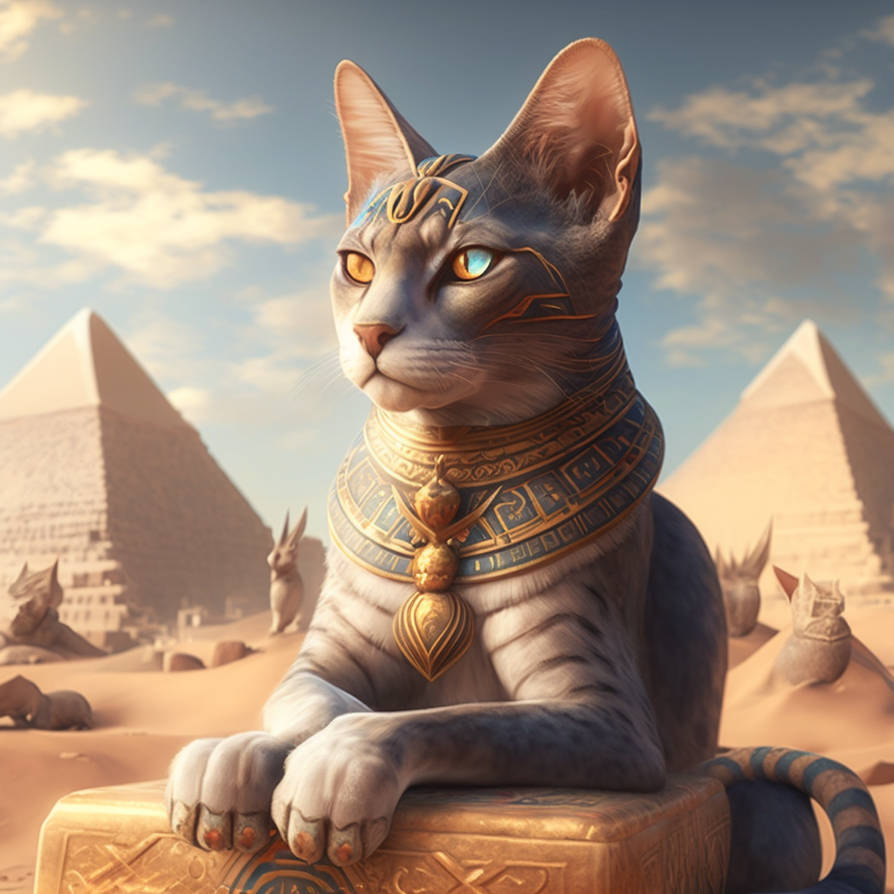 Egyptian mythology cat by Marty270472 on DeviantArt