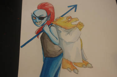 Undyne and Alphys