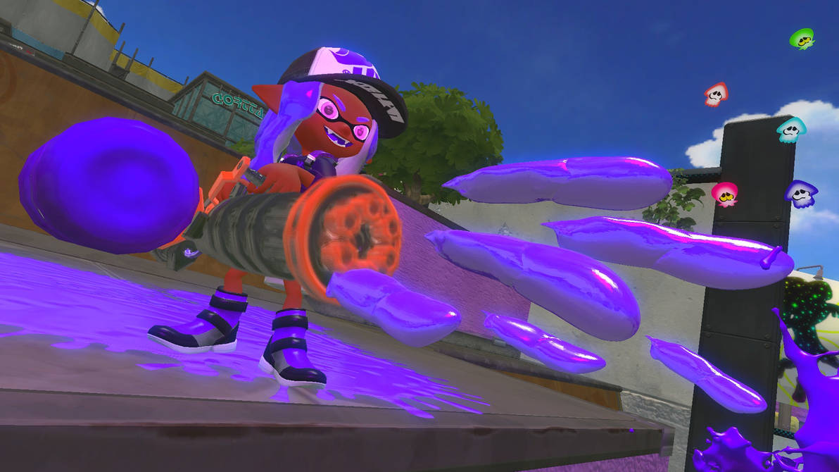 Art Trade: Inkling Splatting Machine by ShaHaley on DeviantArt