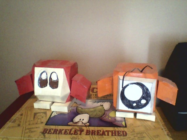 Papercrafts- Waddle Dee and Waddle Doo