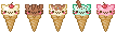 Kitty Ice Cream Cones