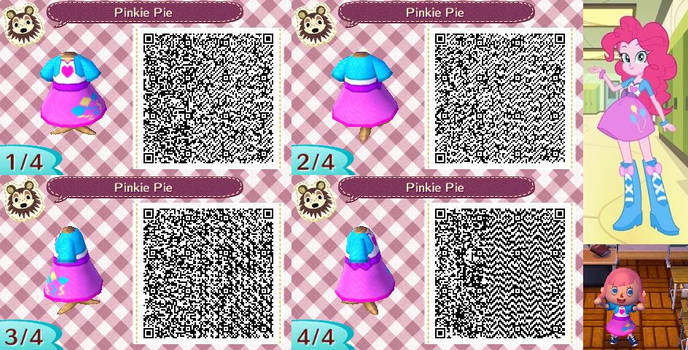 Animal Crossing: New Leaf QR Code - Pinkie Pie