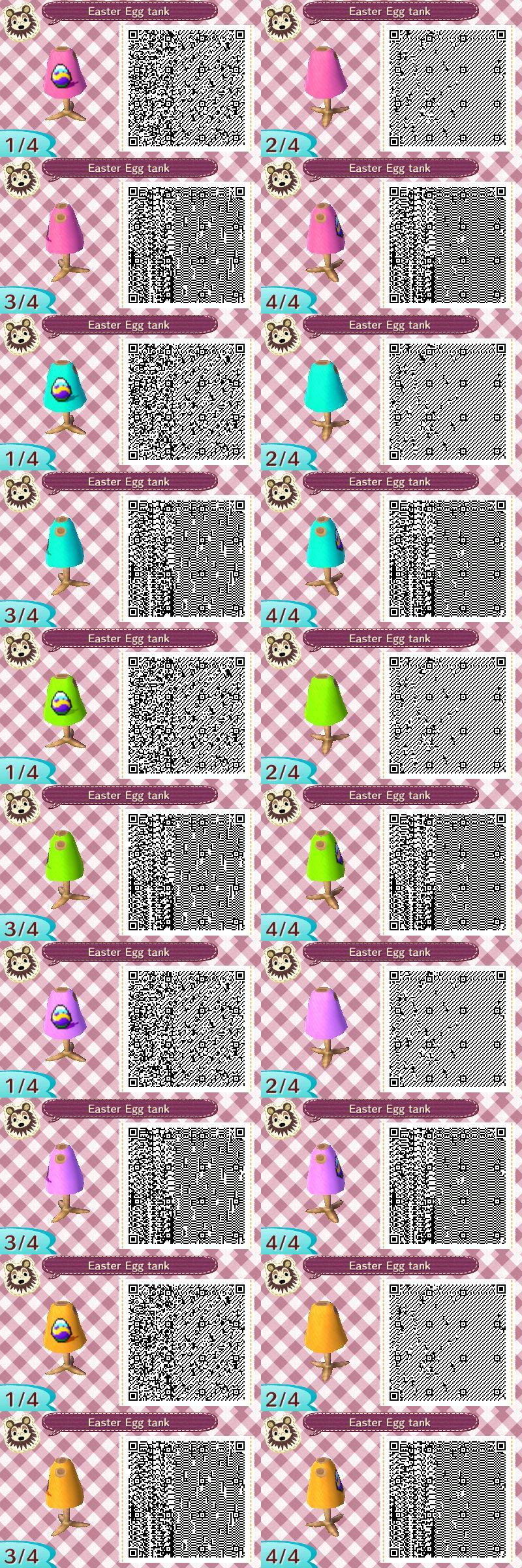 Animal Crossing: New Leaf QR - Easter Eggs