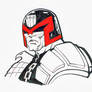 Judge Dredd with a bad look