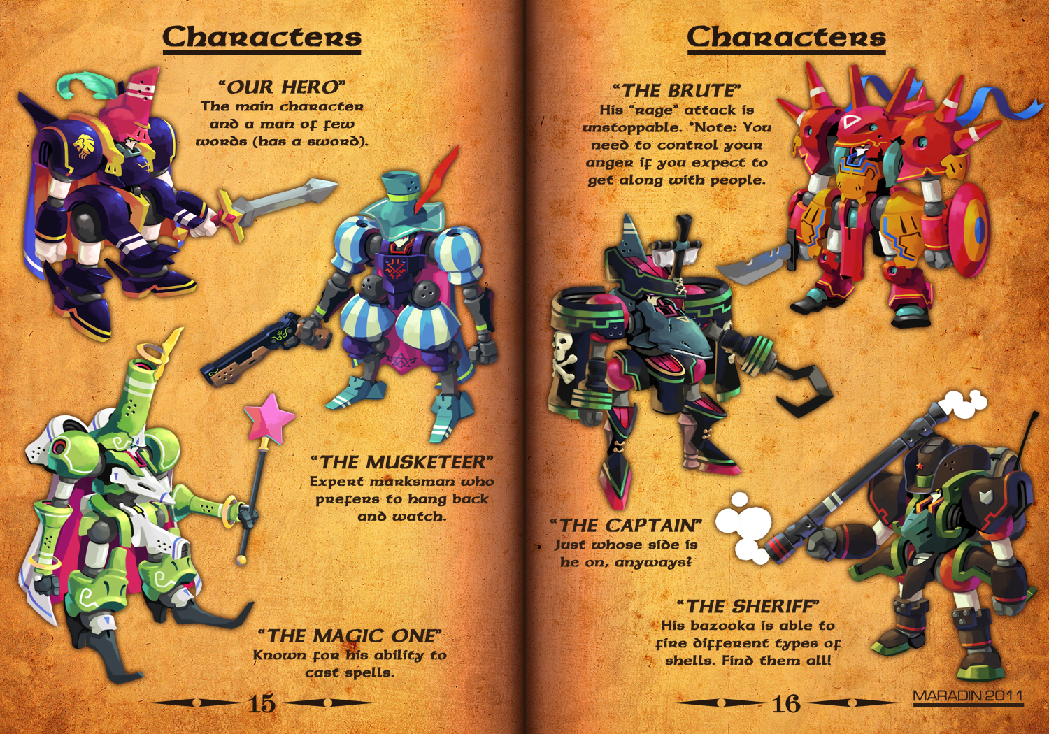 RPG MECHA CHARACTERS