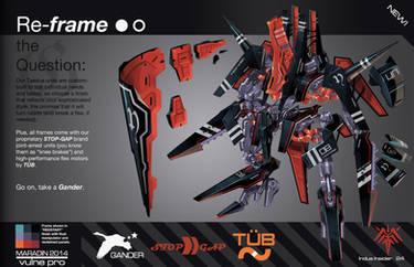 THEOS Custom Combat Taedus 04: Redstart Frame