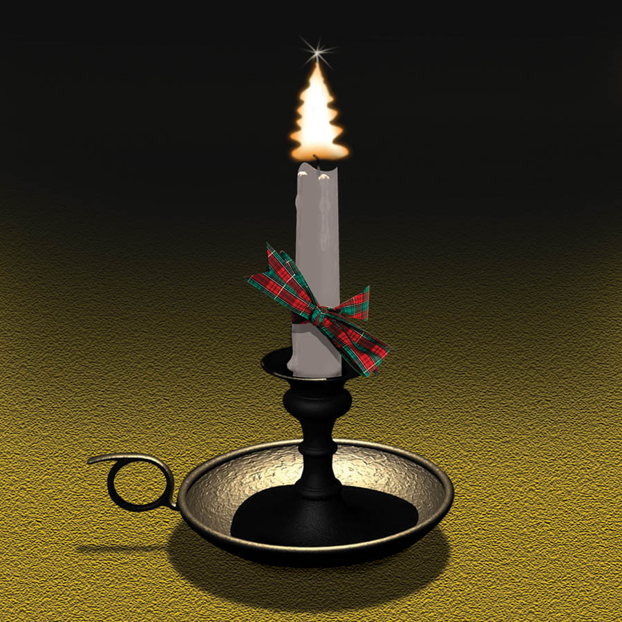 candle light Christmas