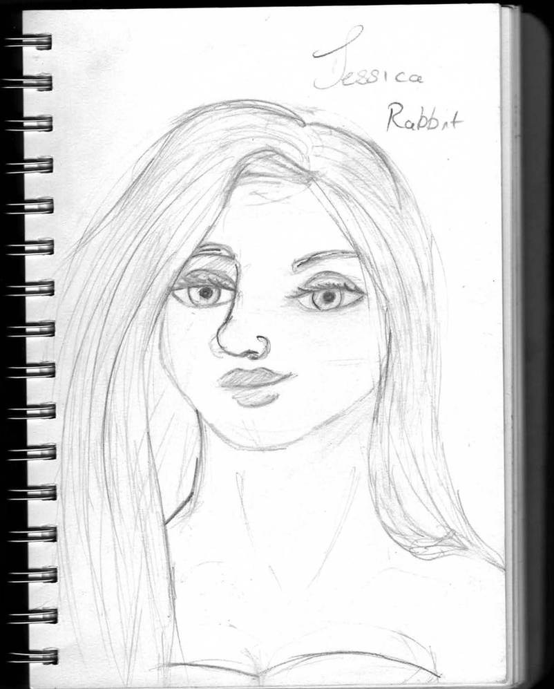 Jessica Rabbit Portrait by Shadows-and-Flames on DeviantArt