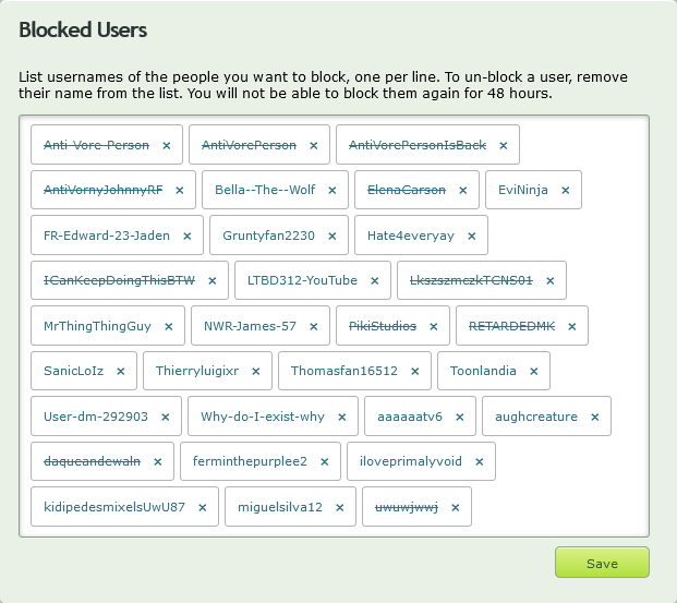 My Blocked Users Repost By Princessfireball6 On Deviantart My Blocked Users Repost By Princessfireball6 On Deviantart
