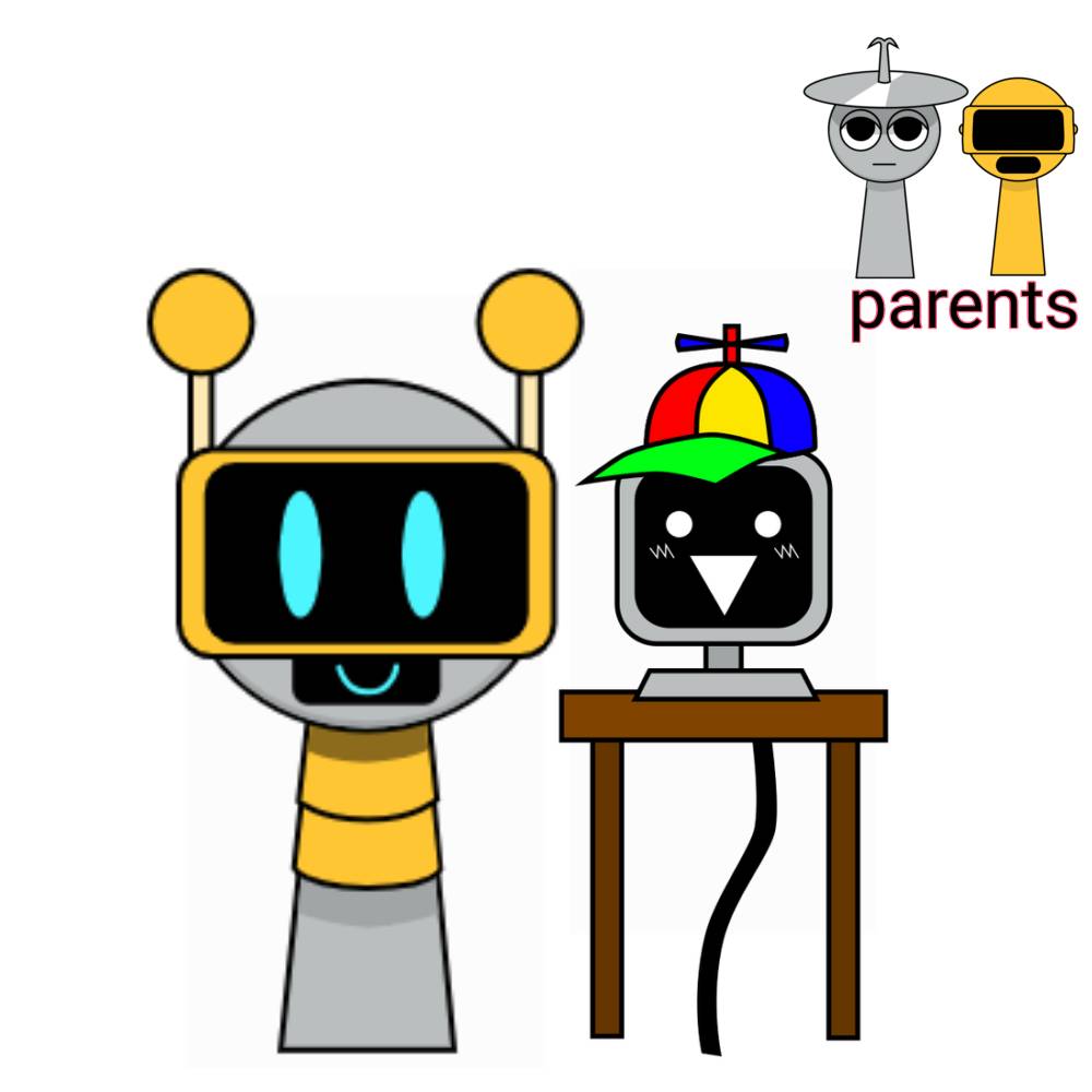 Funbot and Mr. Computer's parents/family by QueenChariaDaBean on DeviantArt