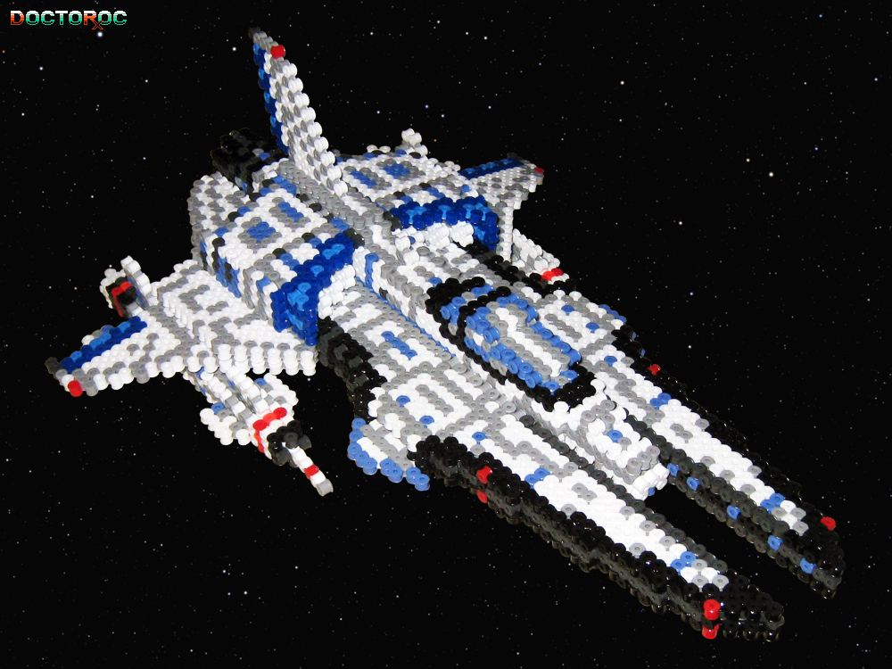 Vic Viper 3-D Beadsprite Front