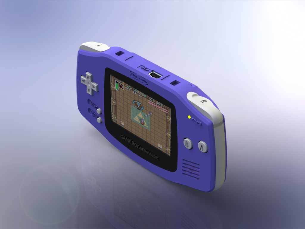 GameBoy Advance - 3D model by Unconid (@unconid) [87e049f]