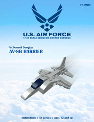 AV/8B Harrier - LEGO MOC Instructions