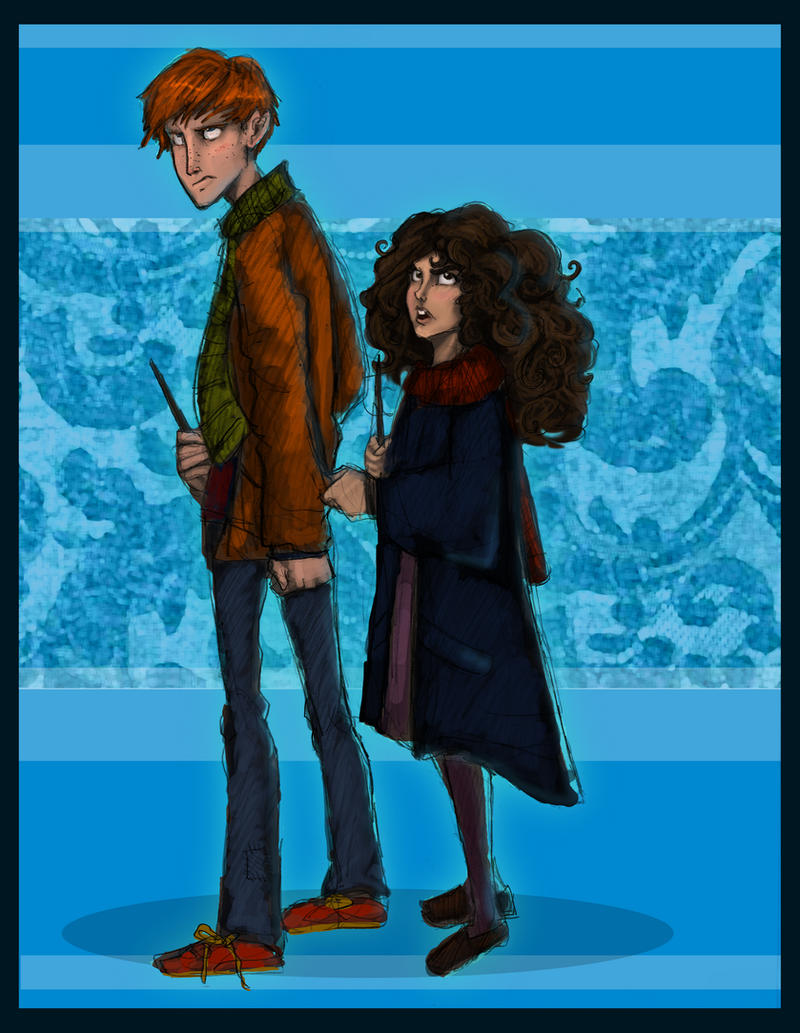 Ron and Hermione- first year