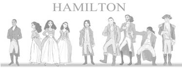 Hamilton full cast sketch