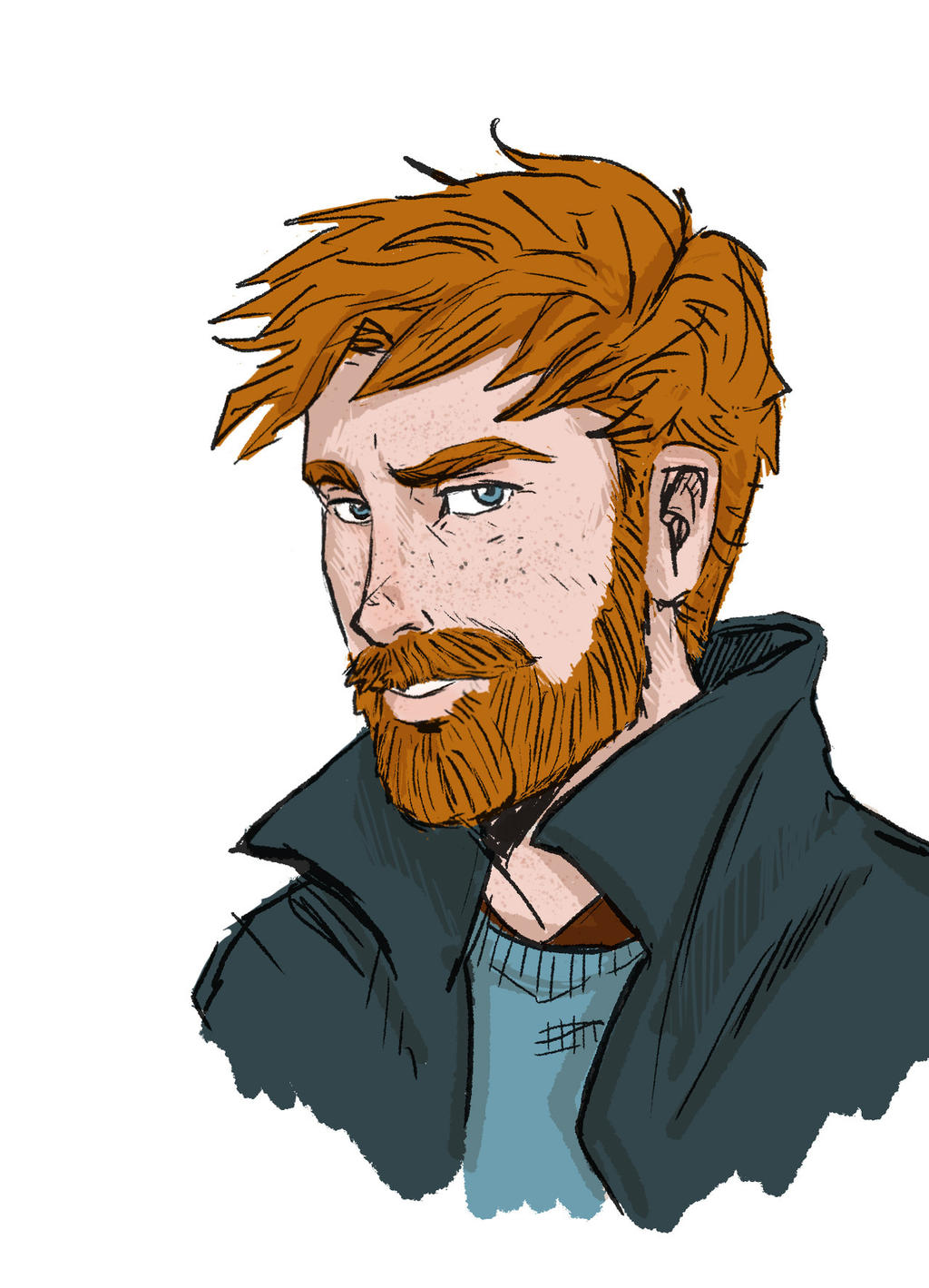 Ron with a beard