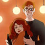 Arthur Weasley and Molly Prewett