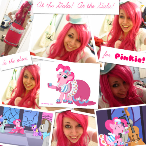 Pinkie Pie at The Gala! Collage