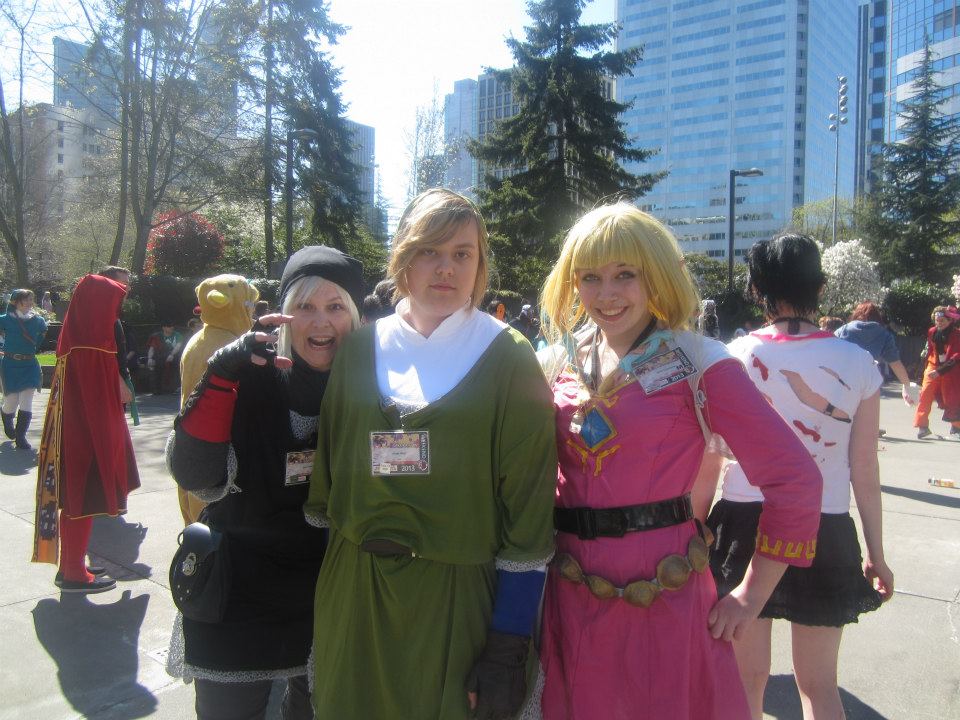 Sakura-Con 2013: Dark Link, Link and Zelda