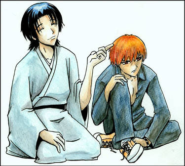 Sohma Shigure and Kyo